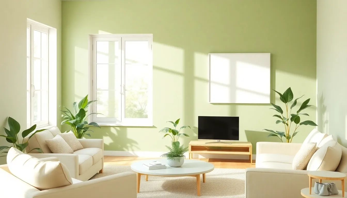 12 Serene Accent Wall Colors for a Peaceful Living Room Sanctuary 4 12 Serene Accent Wall Colors for a Peaceful Living Room Sanctuary 3