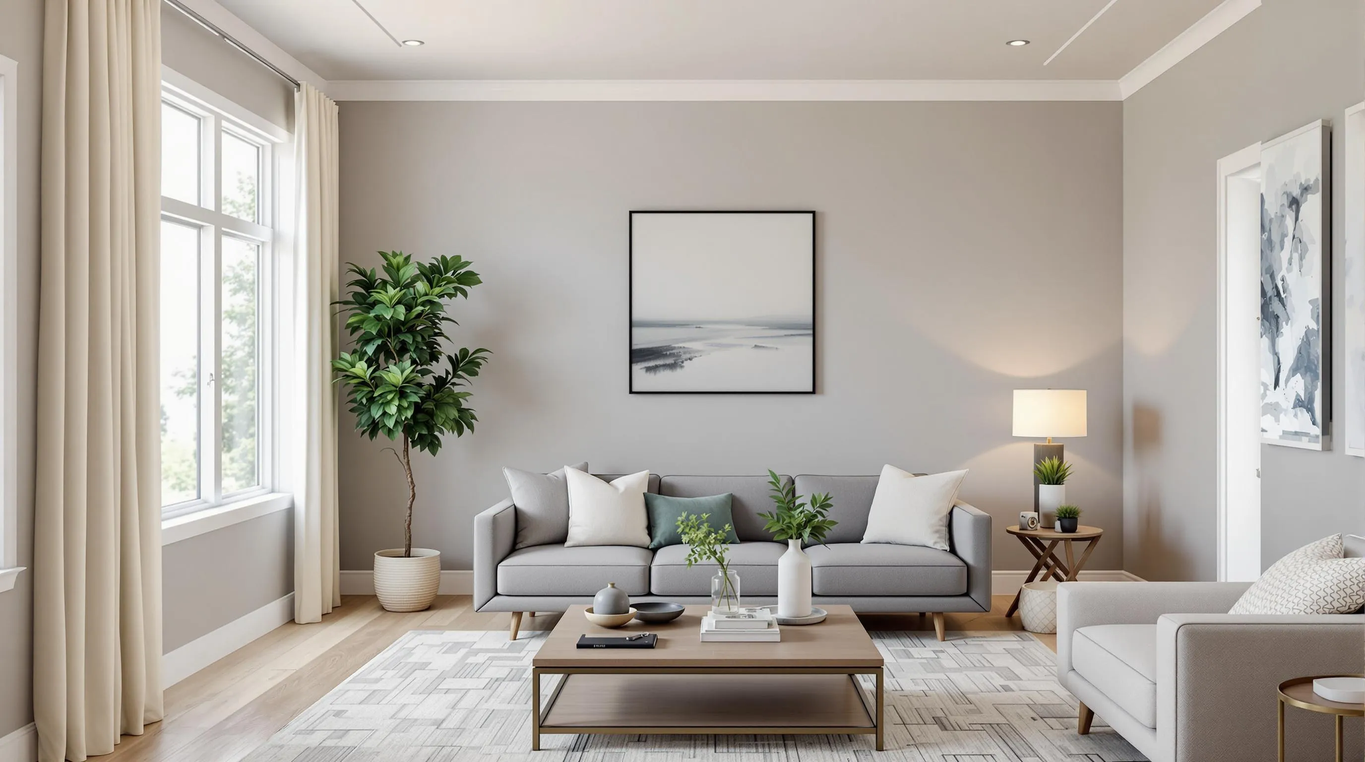 10 Designer-Approved Gray Paint Colors For A Stunning Living Room Transformation 4 10 Designer-Approved Gray Paint Colors For A Stunning Living Room Transformation 3