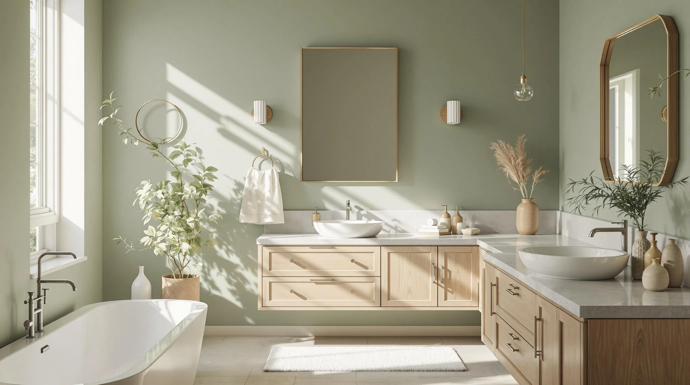 Best Calming Paint Colors for a Relaxing Bathroom Retreat (2025 Guide) 4 Best Calming Paint Colors for a Relaxing Bathroom Retreat (2025 Guide) 3