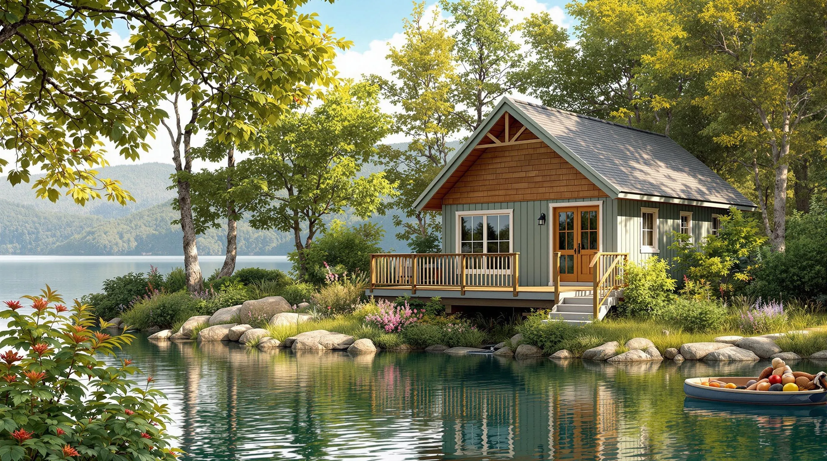 15 Stunning Lake House Exterior Paint Colors to Transform Your Waterfront Home 4 15 Stunning Lake House Exterior Paint Colors to Transform Your Waterfront Home 3