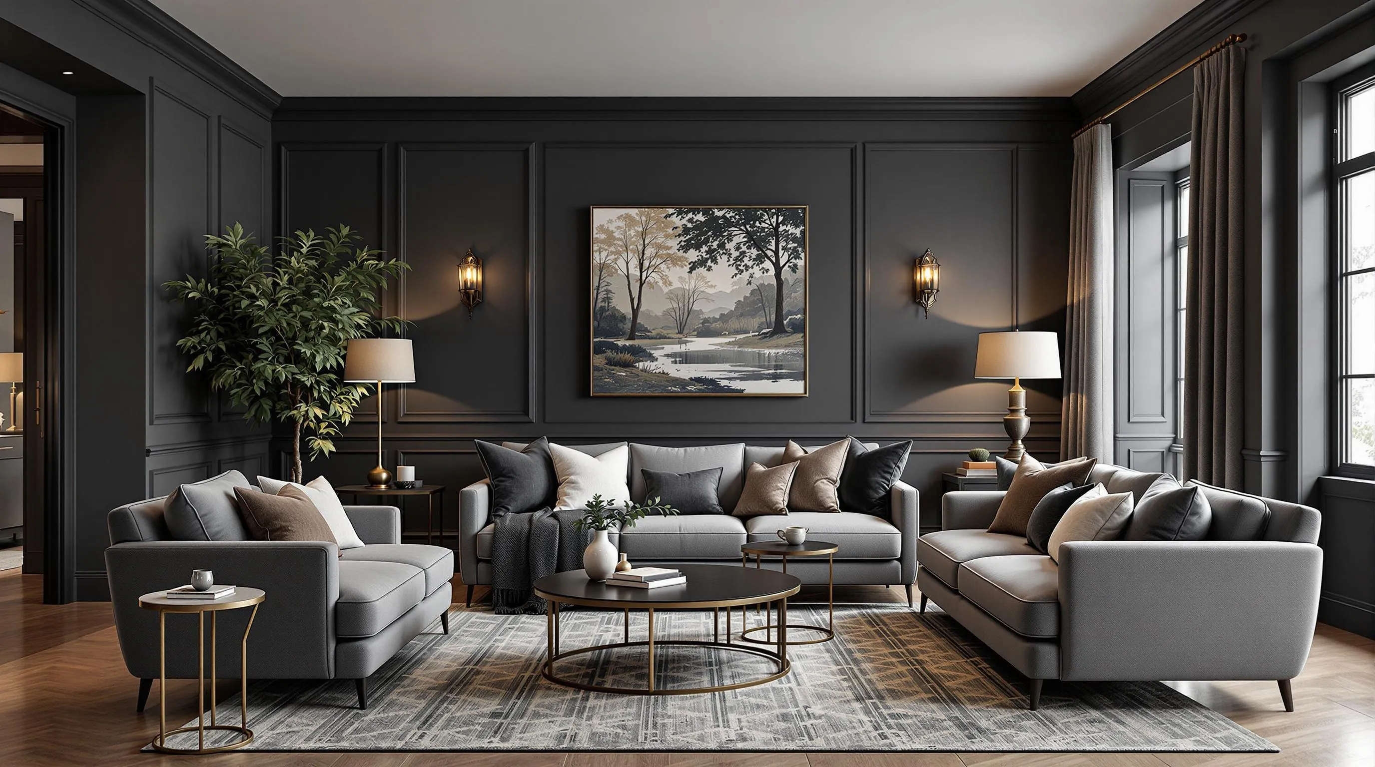 10 Designer-Approved Gray Paint Colors For A Stunning Living Room Transformation 6 10 Designer-Approved Gray Paint Colors For A Stunning Living Room Transformation 5