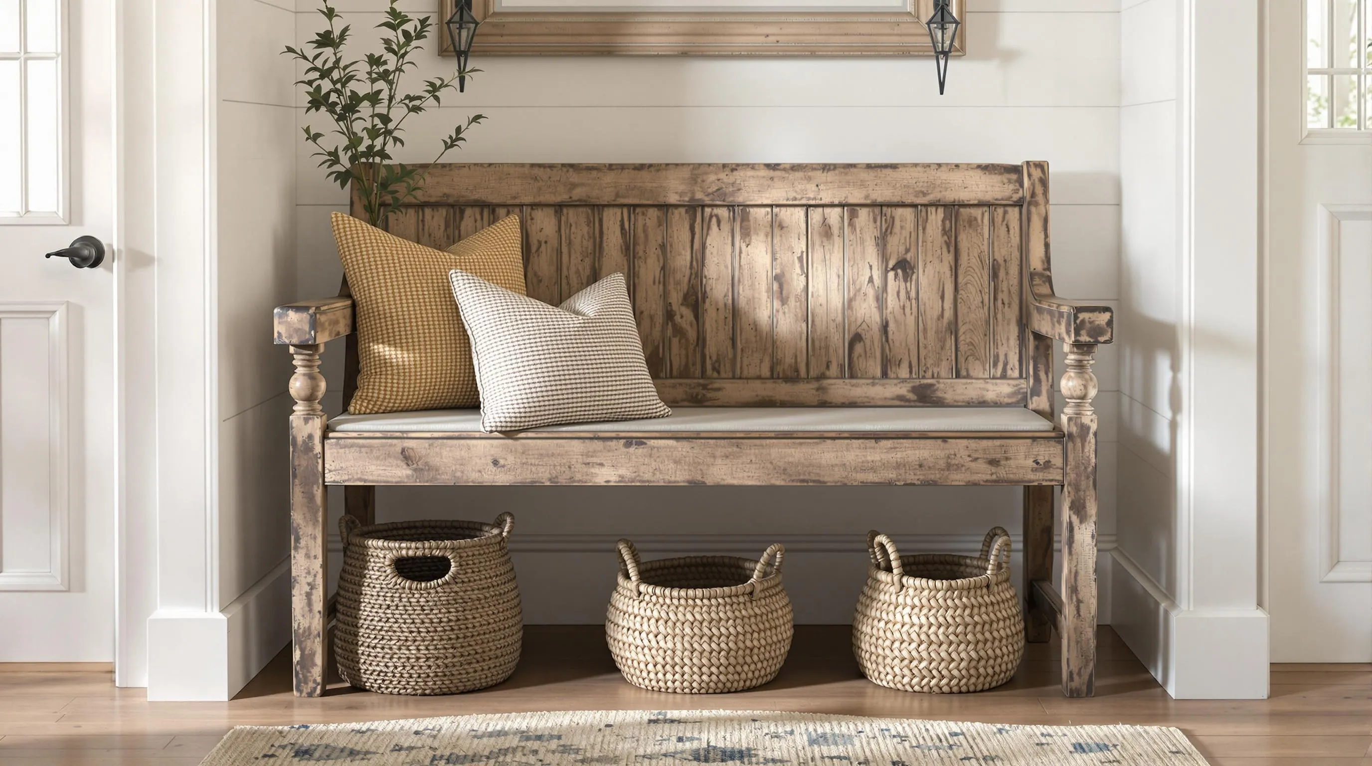 10 Stylish Entryway Bench Ideas That Transform Your Home's First Impression 6 10 Stylish Entryway Bench Ideas That Transform Your Home's First Impression 5
