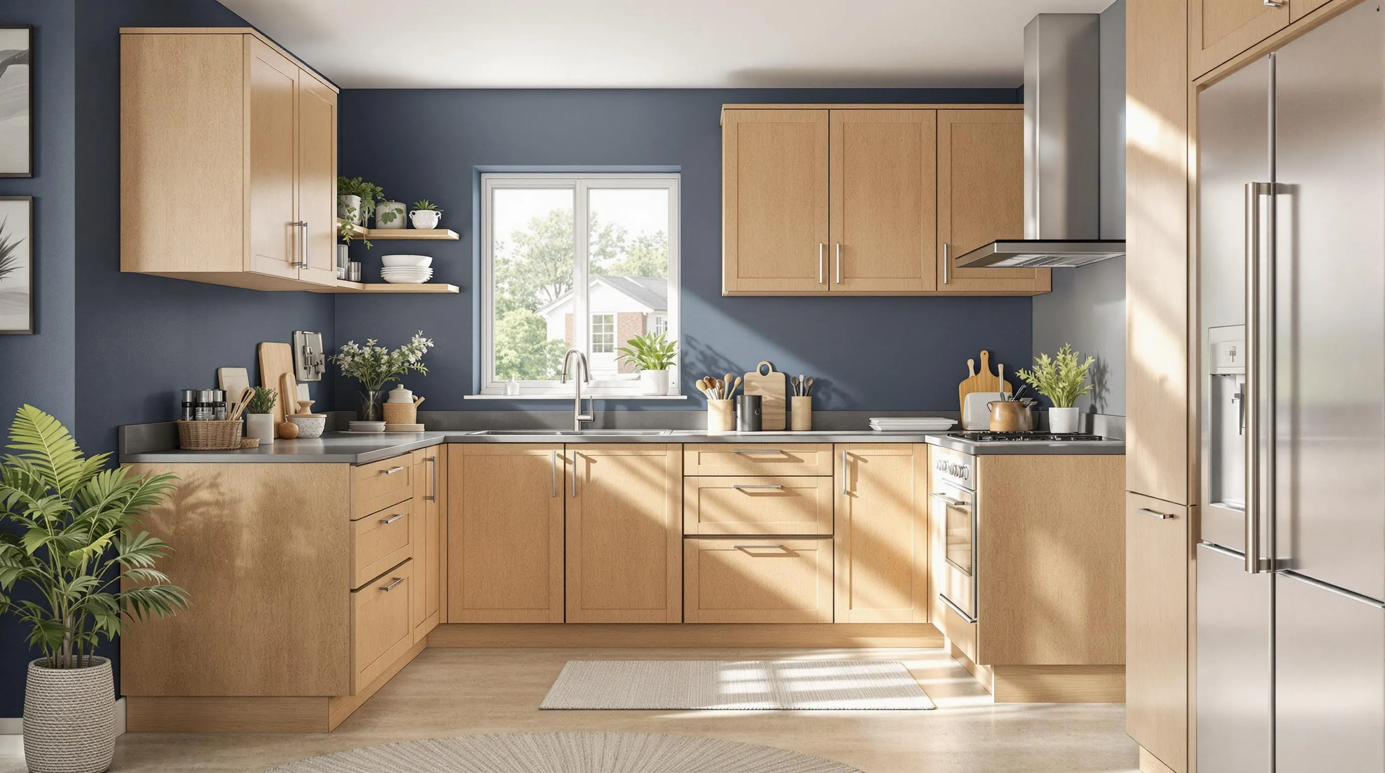 10 Best Paint Colors for Kitchens with Honey Oak Cabinets (Designer Picks) 6 10 Best Paint Colors for Kitchens with Honey Oak Cabinets (Designer Picks) 5