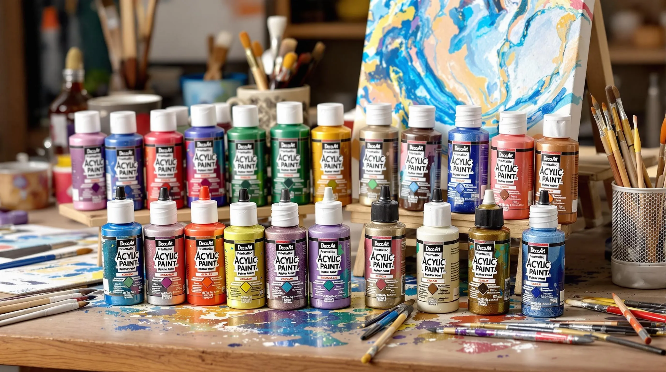 10 Best Metallic Acrylic Paints for Stunning Pour Art | Artist's Guide 2025 8 10 Best Metallic Acrylic Paints for Stunning Pour Art | Artist's Guide 2025 7