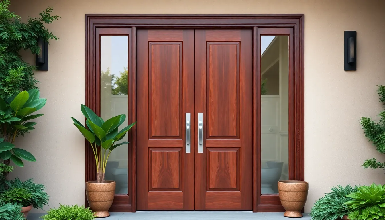35 Stunning Double Door Design Ideas to Transform Your Home's Entrance 7