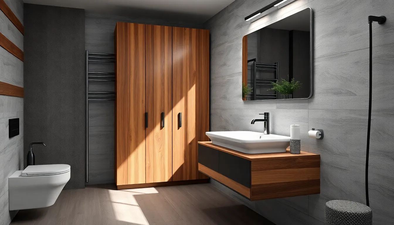 17 Sleek Modern Bathroom Cabinet Ideas to Transform Your Space in 2025 8 17 Sleek Modern Bathroom Cabinet Ideas to Transform Your Space in 2025 7