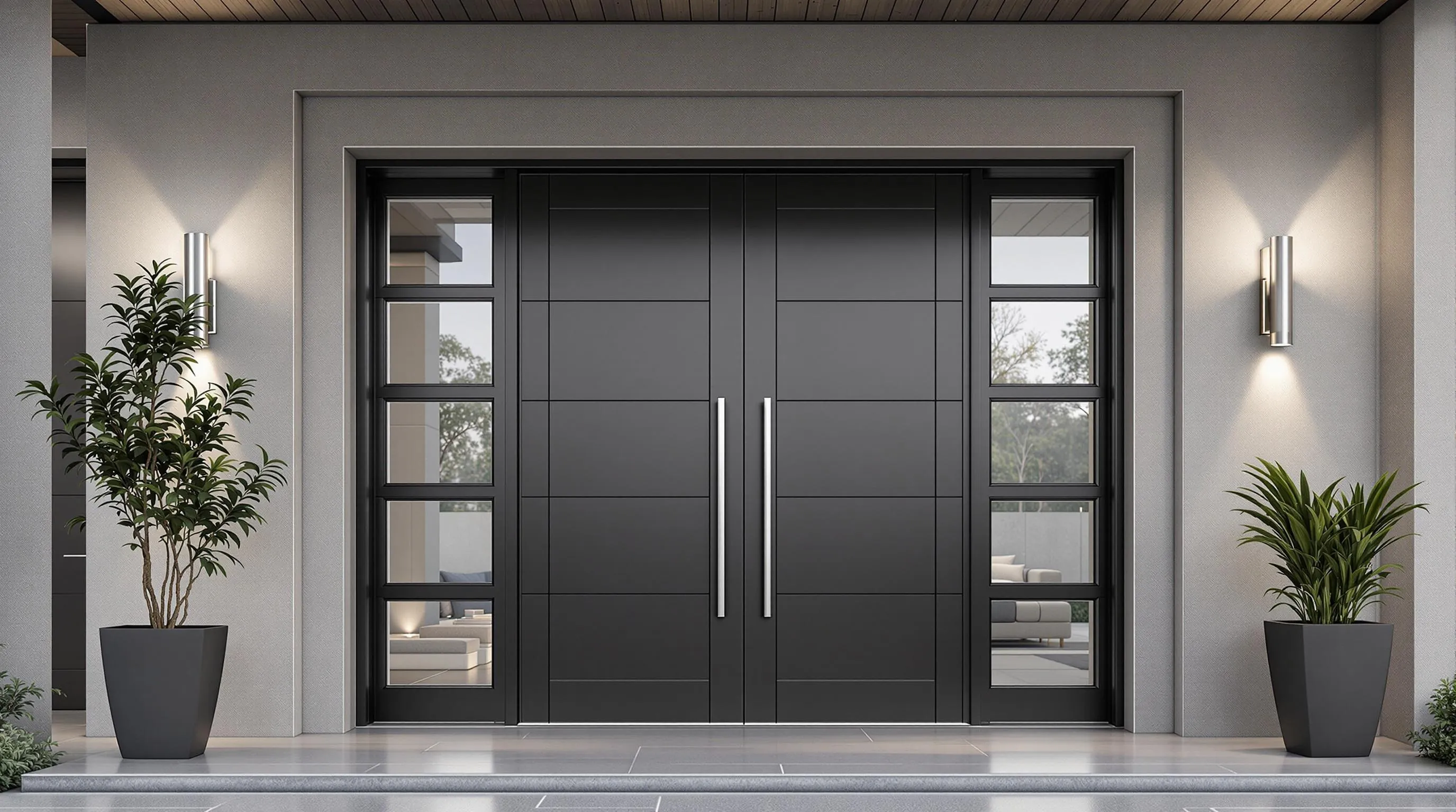 10 Stunning Modern Front Door Design Ideas to Transform Your Home's Entrance 8 10 Stunning Modern Front Door Design Ideas to Transform Your Home's Entrance 7