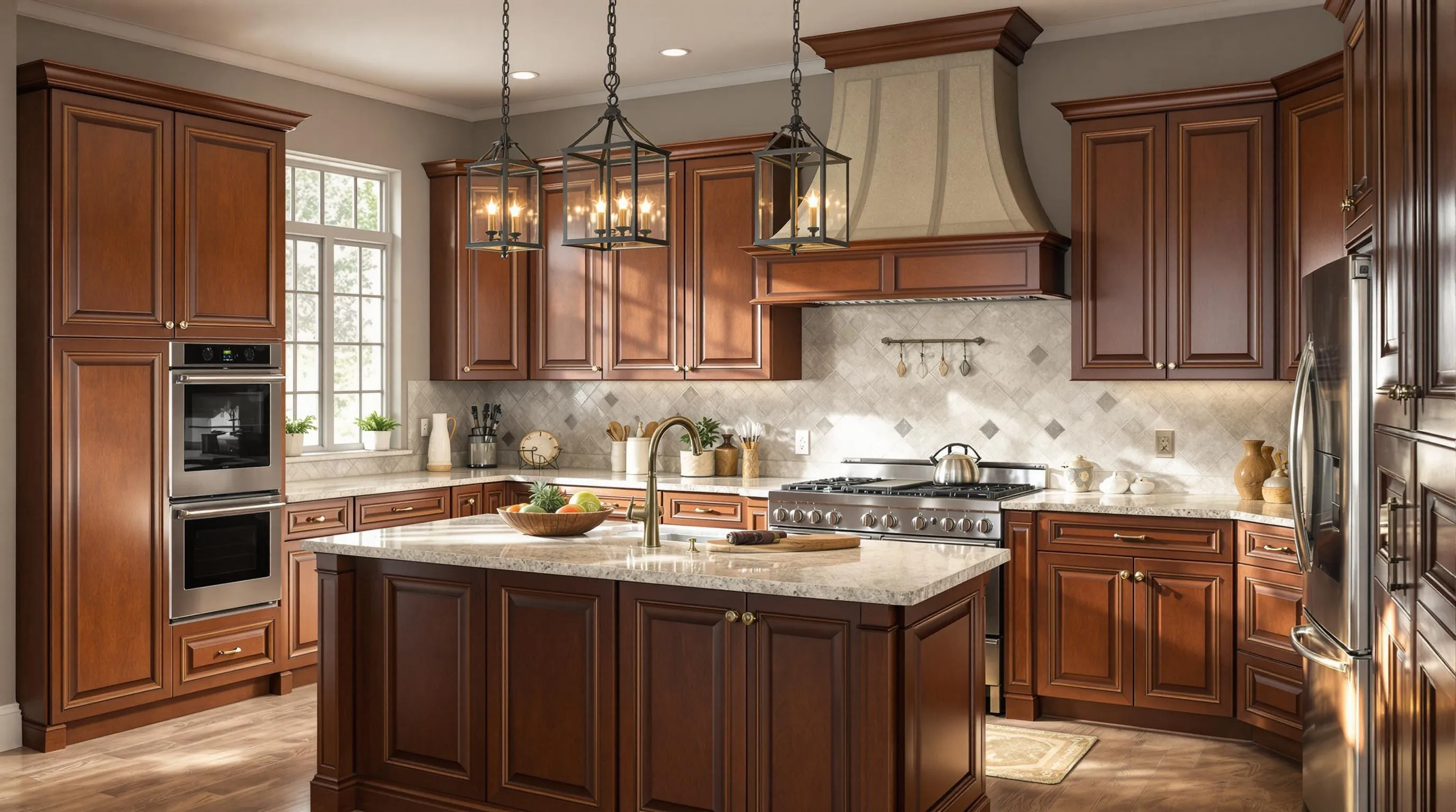 10 Best Paint Colors That Make Cherry Cabinets Shine | Designer Picks 10 10 Best Paint Colors That Make Cherry Cabinets Shine | Designer Picks 9