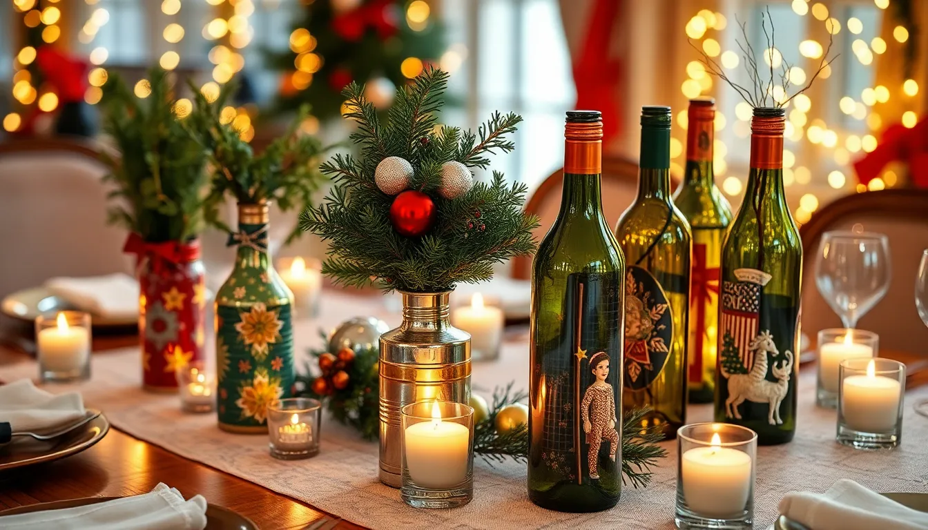 15 Stunning DIY Christmas Table Centerpieces That Won't Break Your Budget 10 15 Stunning DIY Christmas Table Centerpieces That Won't Break Your Budget 9