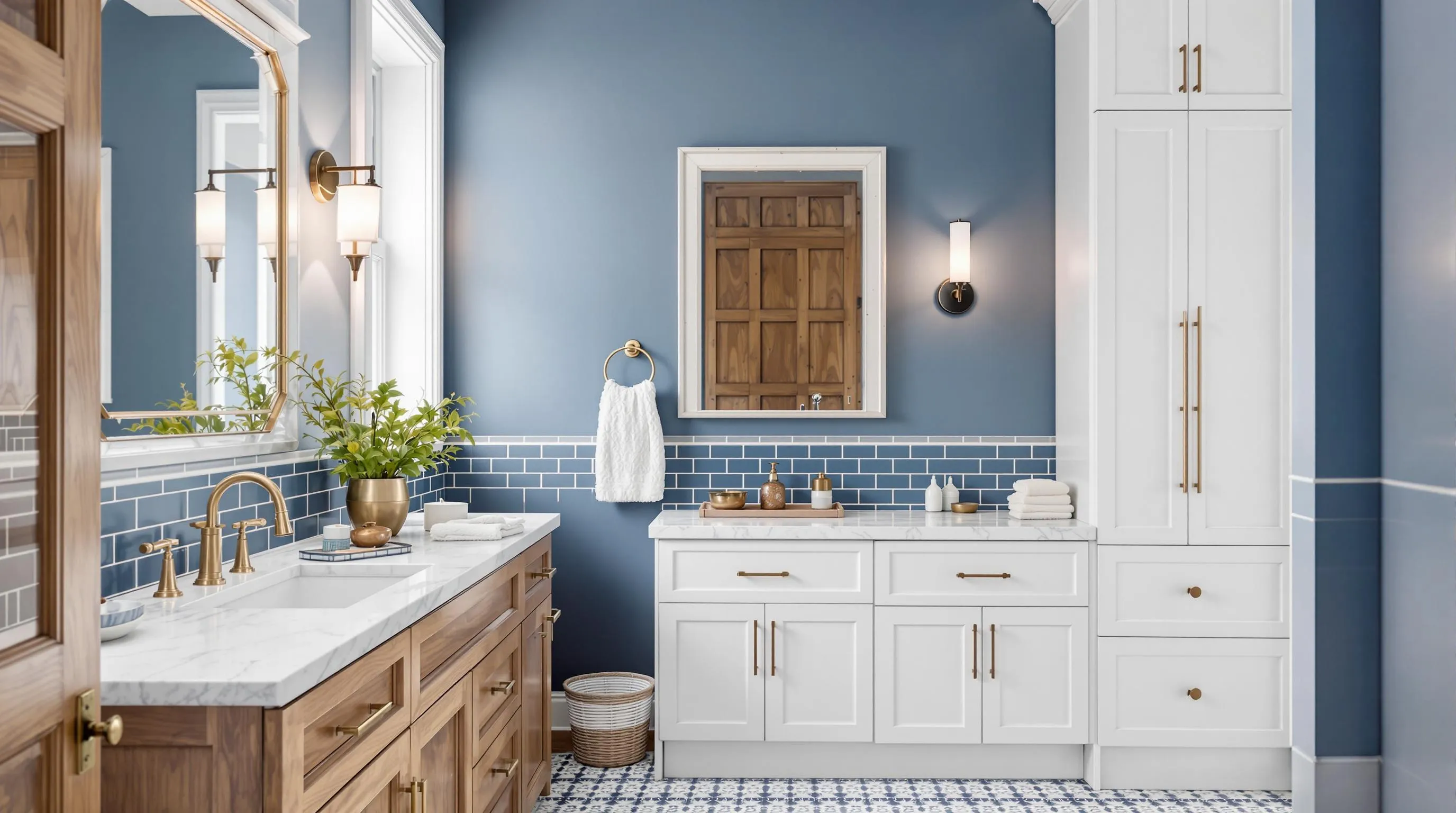 15 Cool Blue Bathroom Ideas for a Refreshing Spa-Like Sanctuary at Home 10 15 Cool Blue Bathroom Ideas for a Refreshing Spa-Like Sanctuary at Home 9