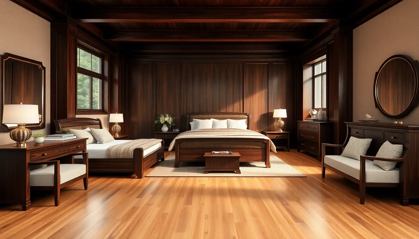 10 Stunning Dark Wood Bedroom Ideas to Transform Your Space into a Cozy Retreat 10 10 Stunning Dark Wood Bedroom Ideas to Transform Your Space into a Cozy Retreat 9