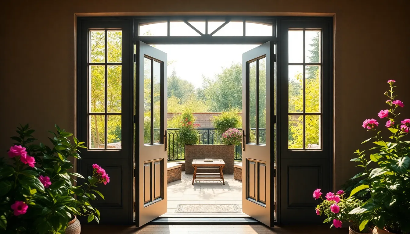 35 Stunning Double Door Design Ideas to Transform Your Home's Entrance 9
