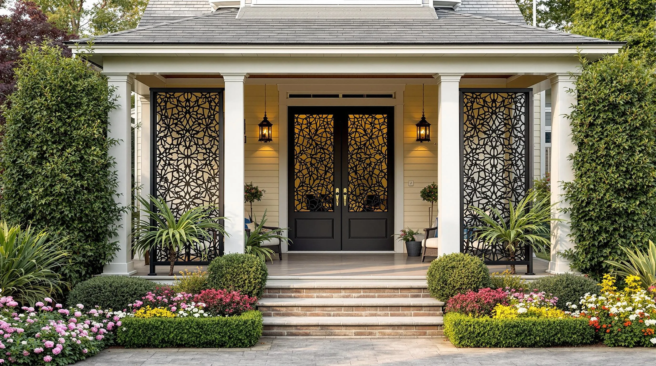 10 Stunning Double Wide Front Porch Ideas to Transform Your Home's Curb Appeal 10 10 Stunning Double Wide Front Porch Ideas to Transform Your Home's Curb Appeal 9