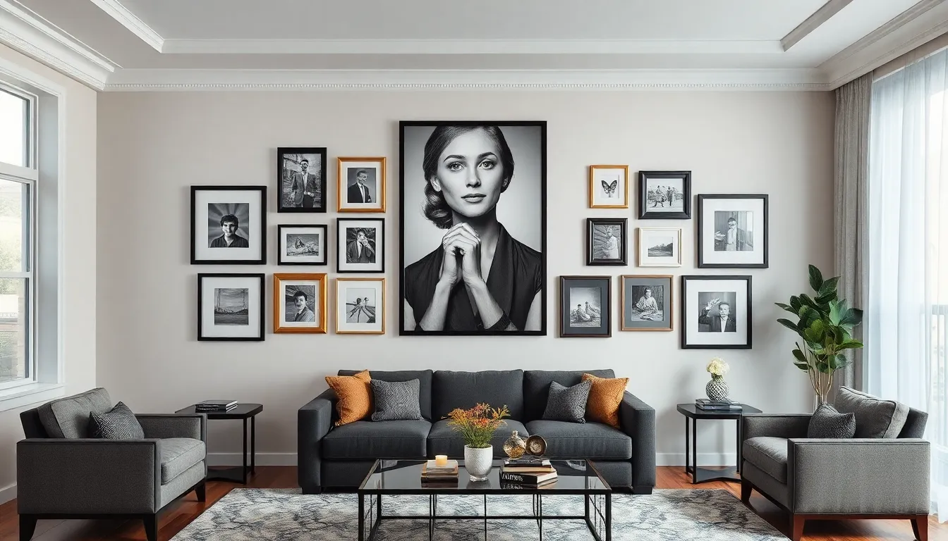 30 Stunning Photo Wall Ideas That Transform Blank Spaces into Personal Galleries 10 30 Stunning Photo Wall Ideas That Transform Blank Spaces into Personal Galleries 9