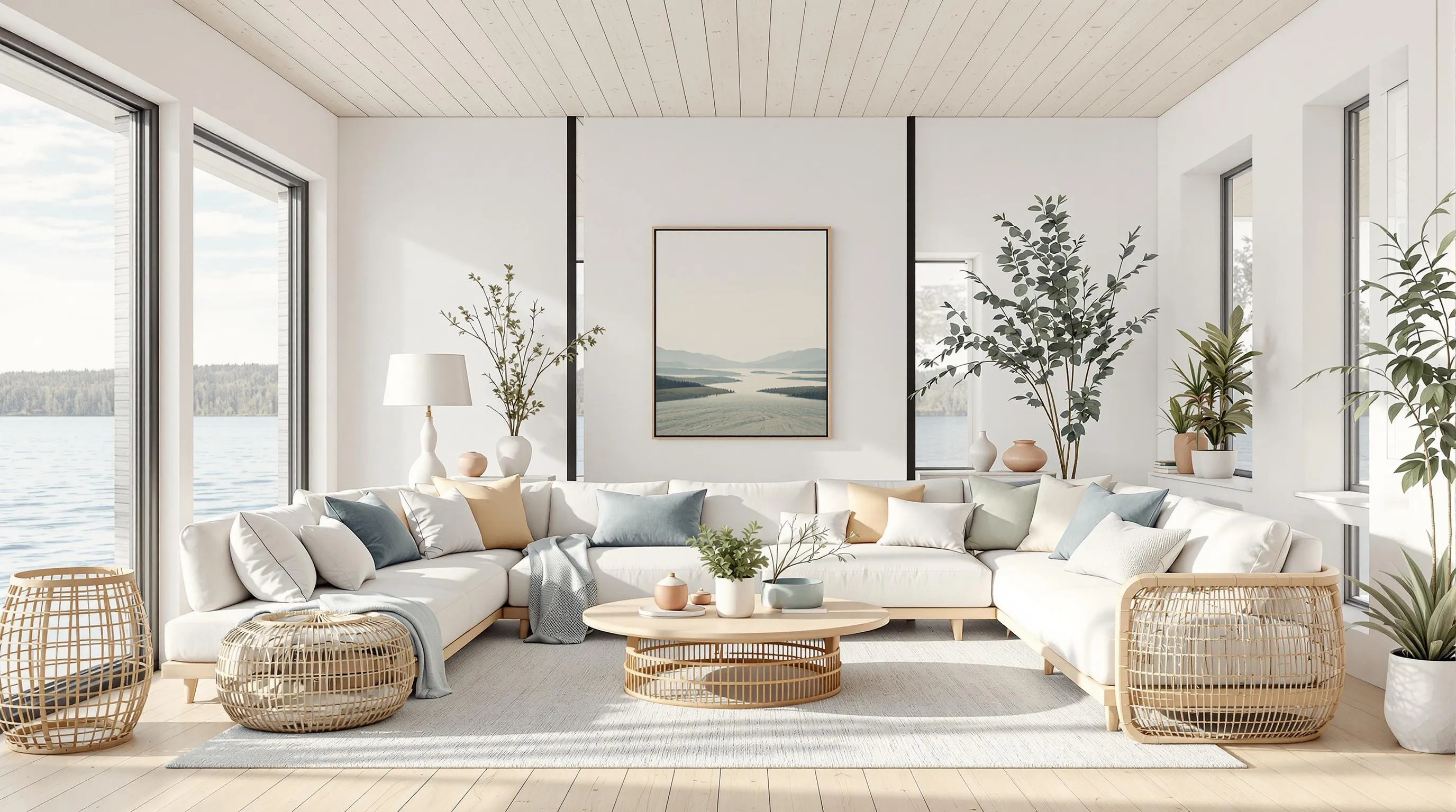 Modern Lake House Color Palettes: 10 Stunning Schemes for Waterfront Living 9