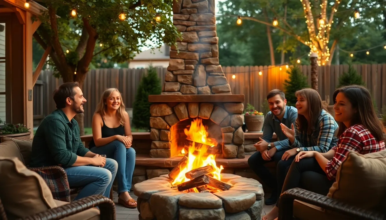 10 Stunning Outdoor Fireplace Ideas to Transform Your Backyard Retreat 10 10 Stunning Outdoor Fireplace Ideas to Transform Your Backyard Retreat 9