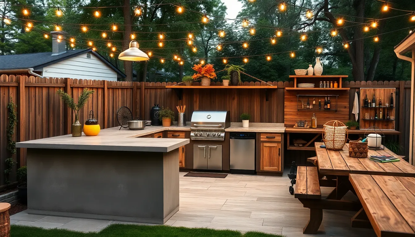 10 Stunning Outdoor Kitchen Ideas to Transform Your Backyard Space 9