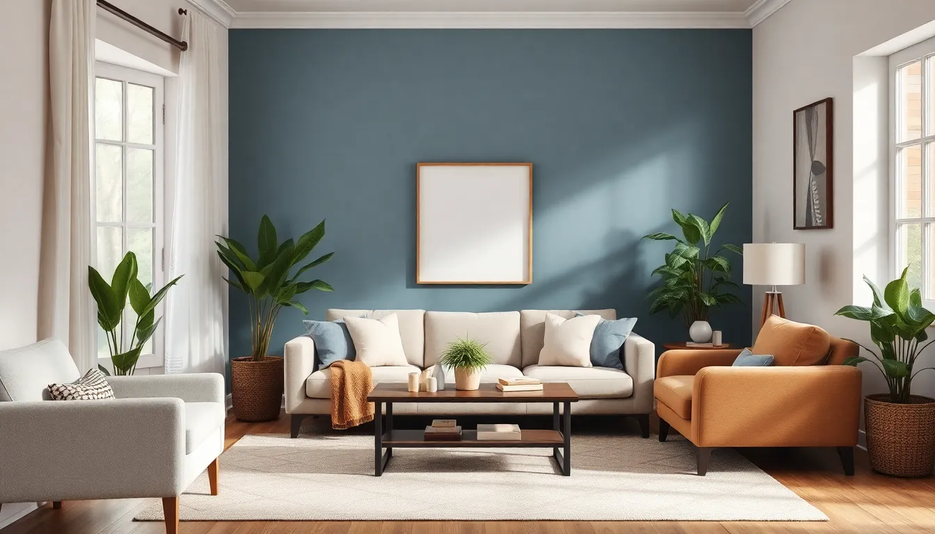 12 Serene Accent Wall Colors for a Peaceful Living Room Sanctuary 12 12 Serene Accent Wall Colors for a Peaceful Living Room Sanctuary 11