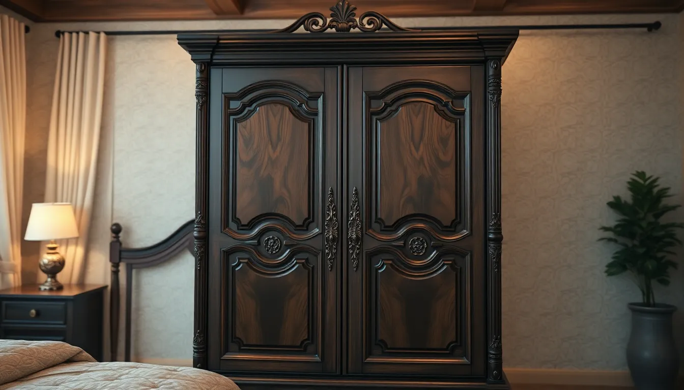 10 Stunning Dark Wood Bedroom Ideas to Transform Your Space into a Cozy Retreat 12 10 Stunning Dark Wood Bedroom Ideas to Transform Your Space into a Cozy Retreat 11