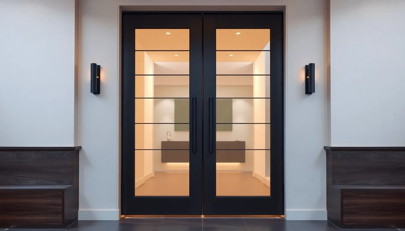35 Stunning Double Door Design Ideas to Transform Your Home's Entrance 11