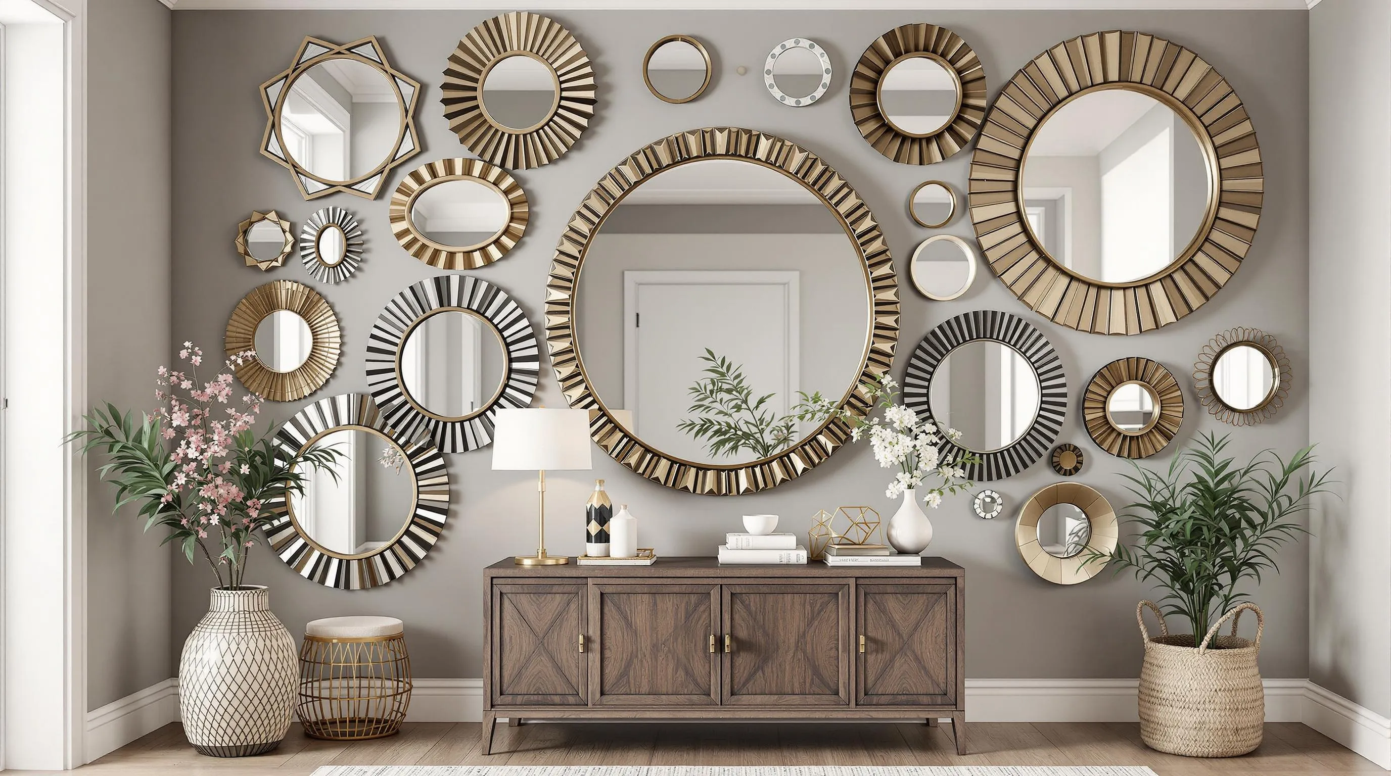 15 Stunning Foyer Mirror Ideas to Transform Your Entryway Instantly 12 15 Stunning Foyer Mirror Ideas to Transform Your Entryway Instantly 11