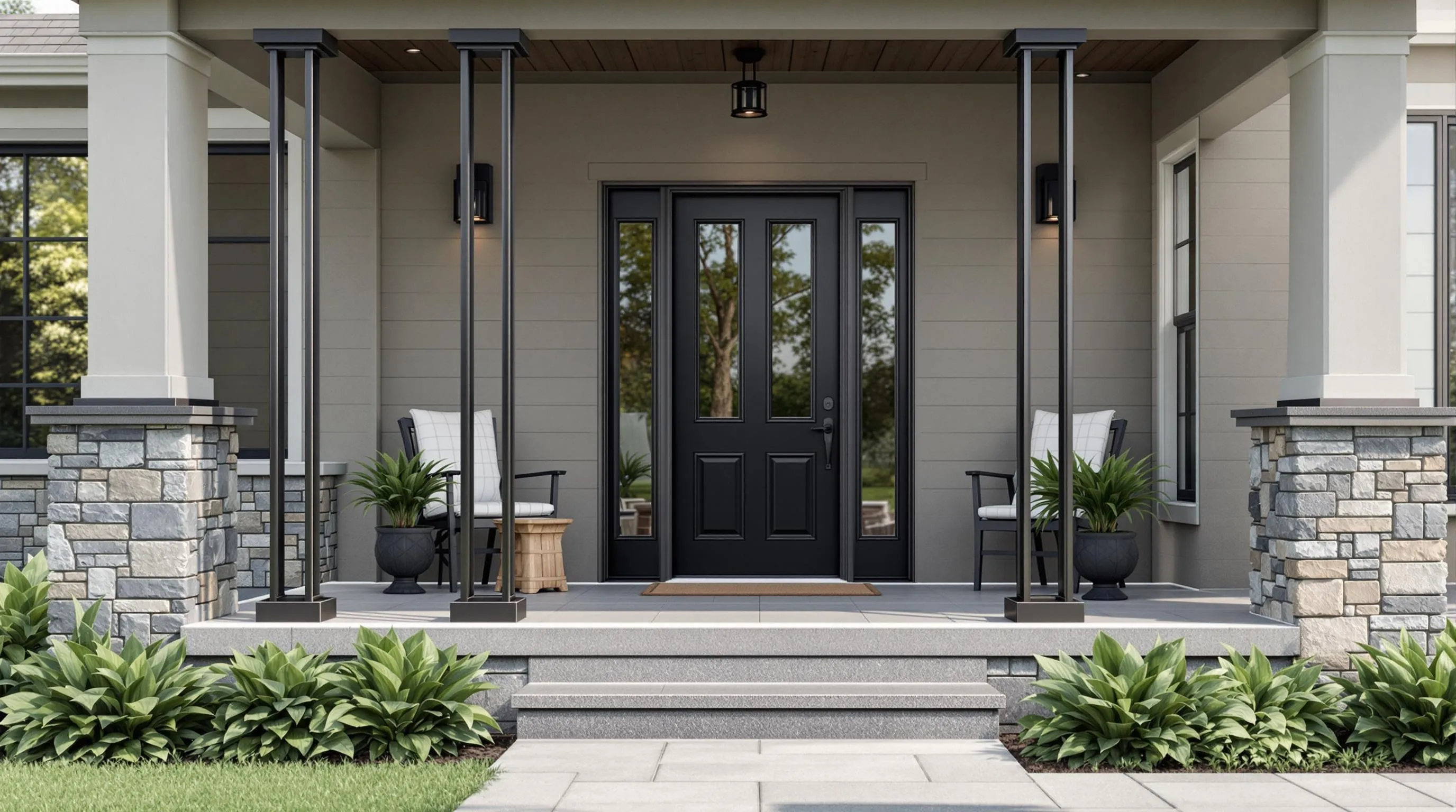 25 Stunning Front Porch Column Ideas to Transform Your Home's Curb Appeal 12 25 Stunning Front Porch Column Ideas to Transform Your Home's Curb Appeal 11
