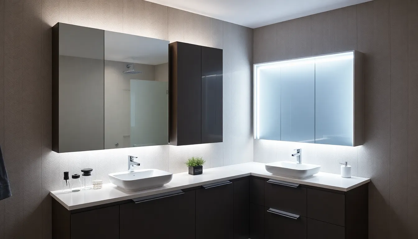 17 Sleek Modern Bathroom Cabinet Ideas to Transform Your Space in 2025 12 17 Sleek Modern Bathroom Cabinet Ideas to Transform Your Space in 2025 11
