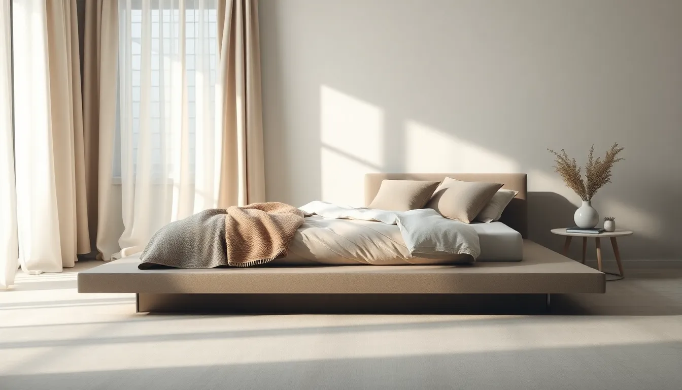 10 Serene Modern Minimalist Bedroom Ideas for a Clutter-Free Sleep Sanctuary 12 10 Serene Modern Minimalist Bedroom Ideas for a Clutter-Free Sleep Sanctuary 11
