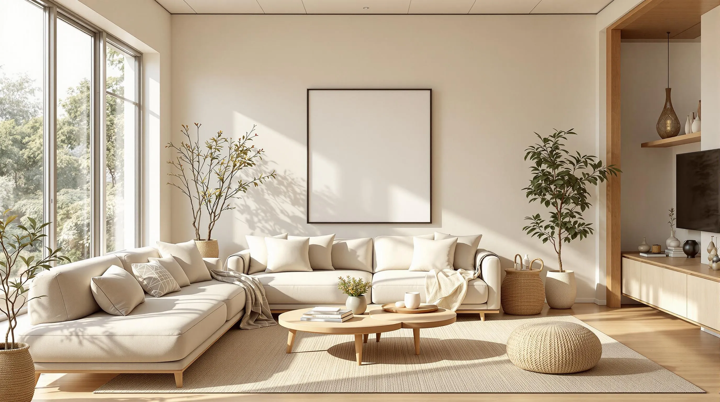 15 Stunning Wall Ideas for Japandi Style Living Room That Create Zen Vibes 12 15 Stunning Wall Ideas for Japandi Style Living Room That Create Zen Vibes 11