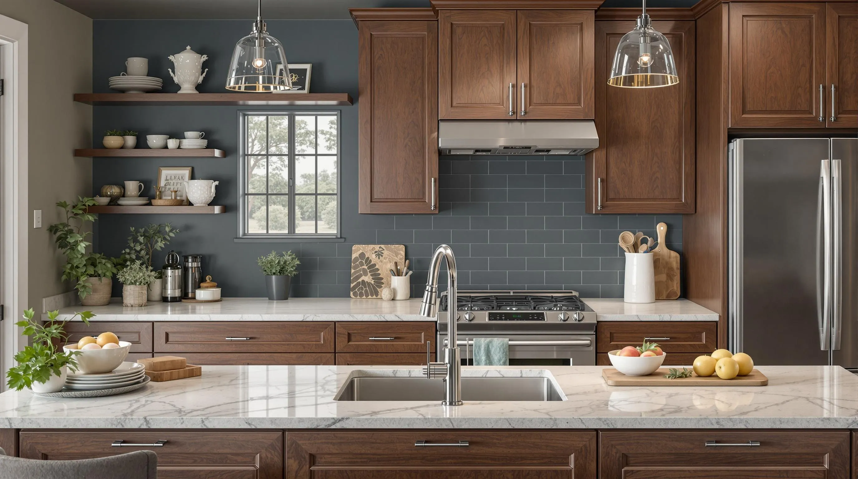 10 Best Paint Colors That Make Cherry Cabinets Shine | Designer Picks 14 10 Best Paint Colors That Make Cherry Cabinets Shine | Designer Picks 13