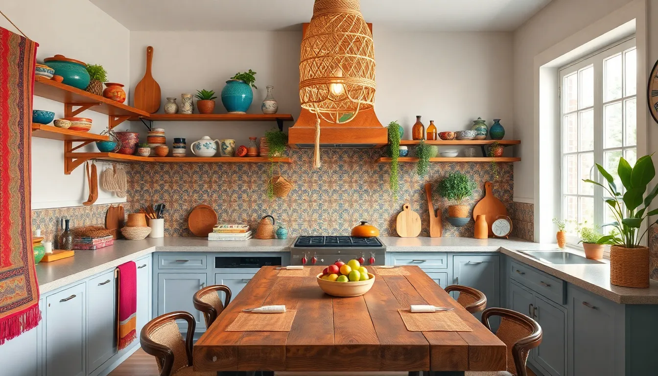 10 Dreamy Boho Kitchen Ideas to Transform Your Space | DIY Inspiration Guide 14 10 Dreamy Boho Kitchen Ideas to Transform Your Space | DIY Inspiration Guide 13
