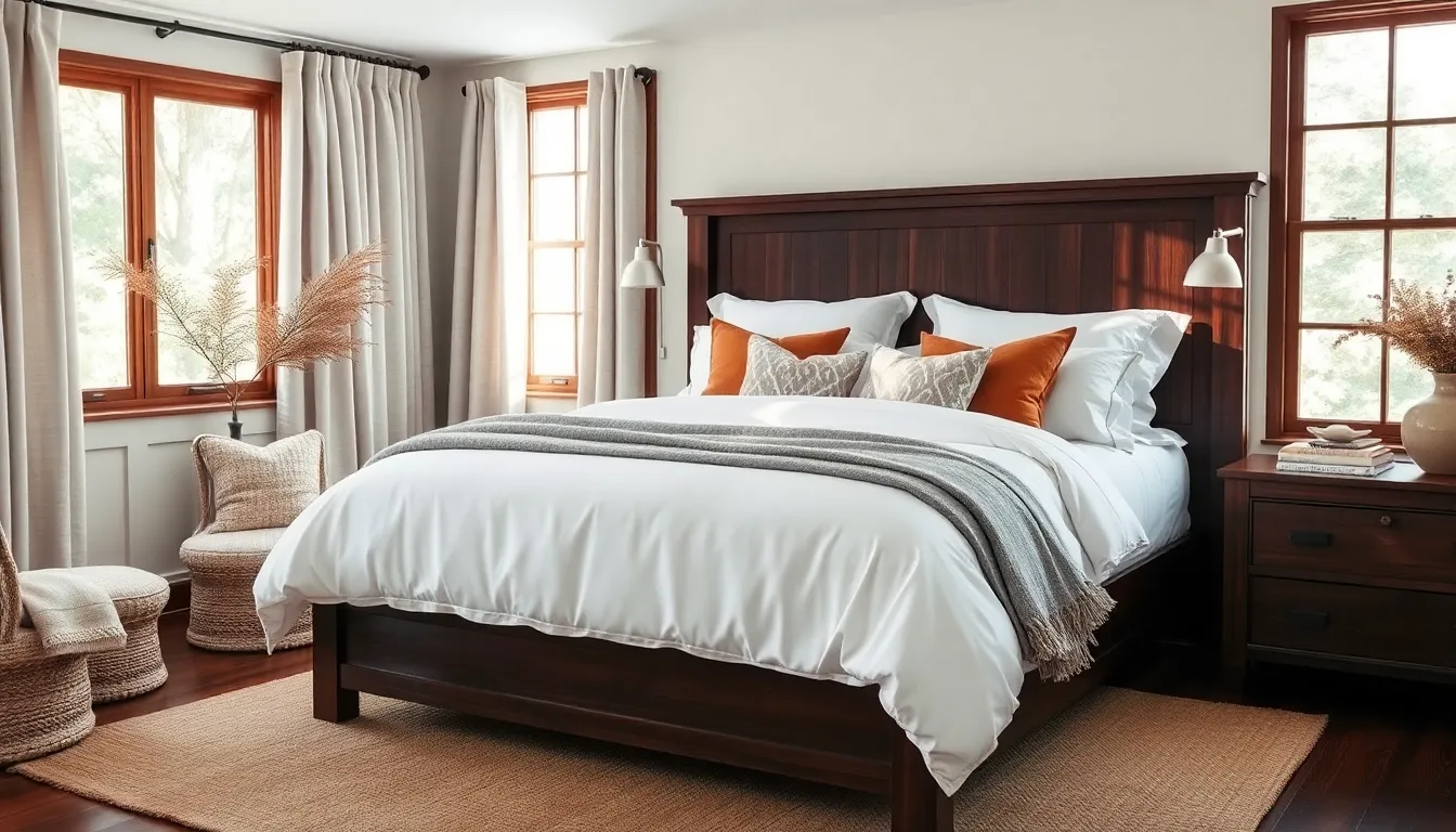 10 Stunning Dark Wood Bedroom Ideas to Transform Your Space into a Cozy Retreat 14 10 Stunning Dark Wood Bedroom Ideas to Transform Your Space into a Cozy Retreat 13