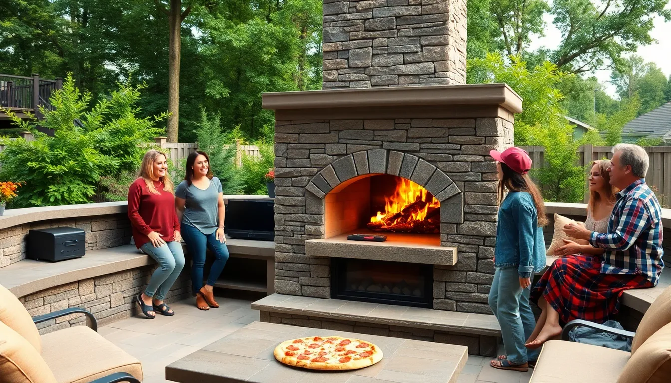 10 Stunning Outdoor Fireplace Ideas to Transform Your Backyard Retreat 14 10 Stunning Outdoor Fireplace Ideas to Transform Your Backyard Retreat 13