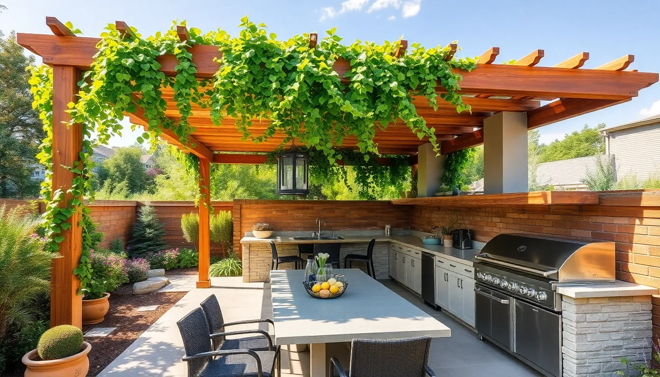 10 Stunning Outdoor Kitchen Ideas to Transform Your Backyard Space 13
