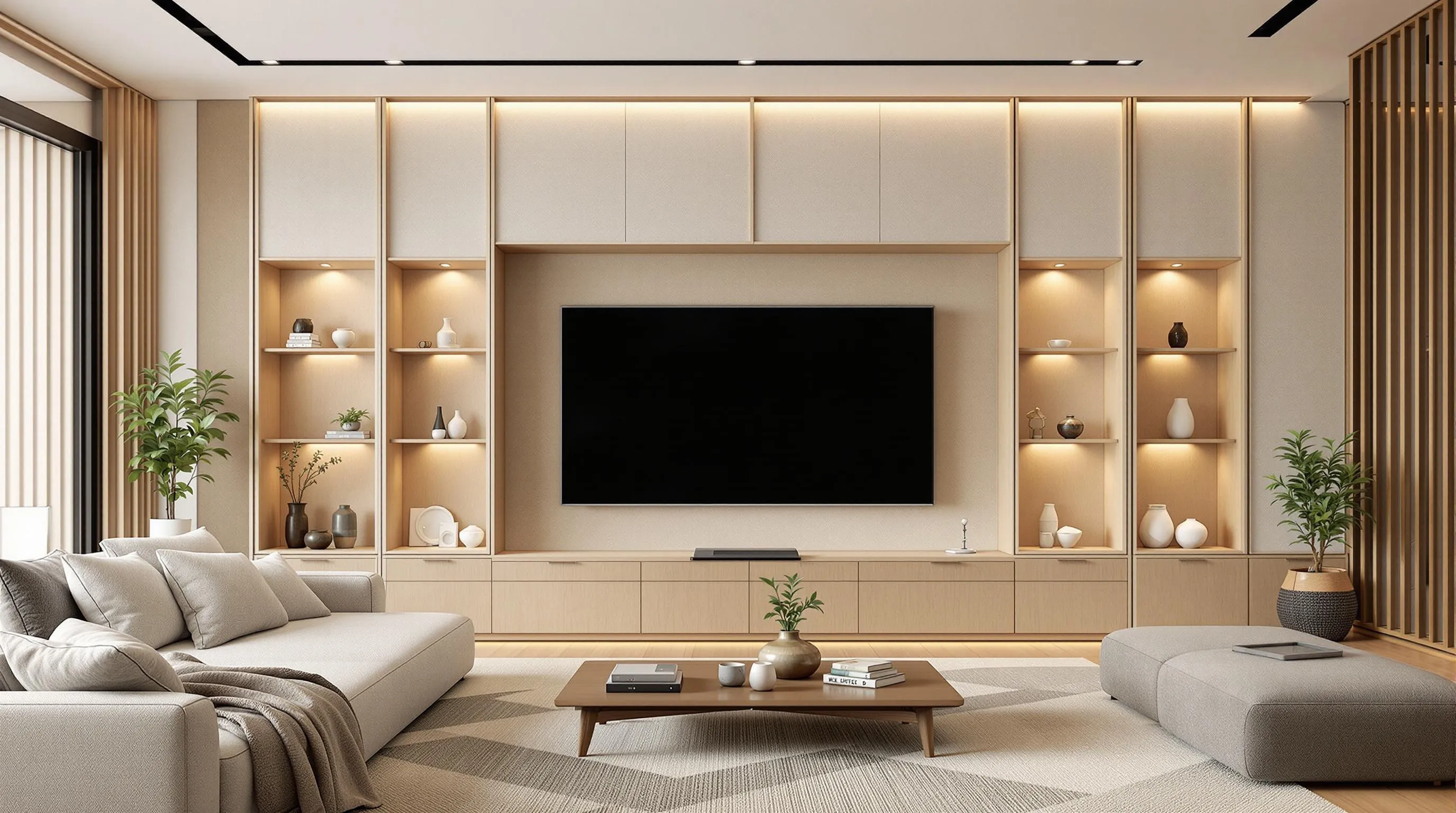15 Stunning Wall Ideas for Japandi Style Living Room That Create Zen Vibes 14 15 Stunning Wall Ideas for Japandi Style Living Room That Create Zen Vibes 13