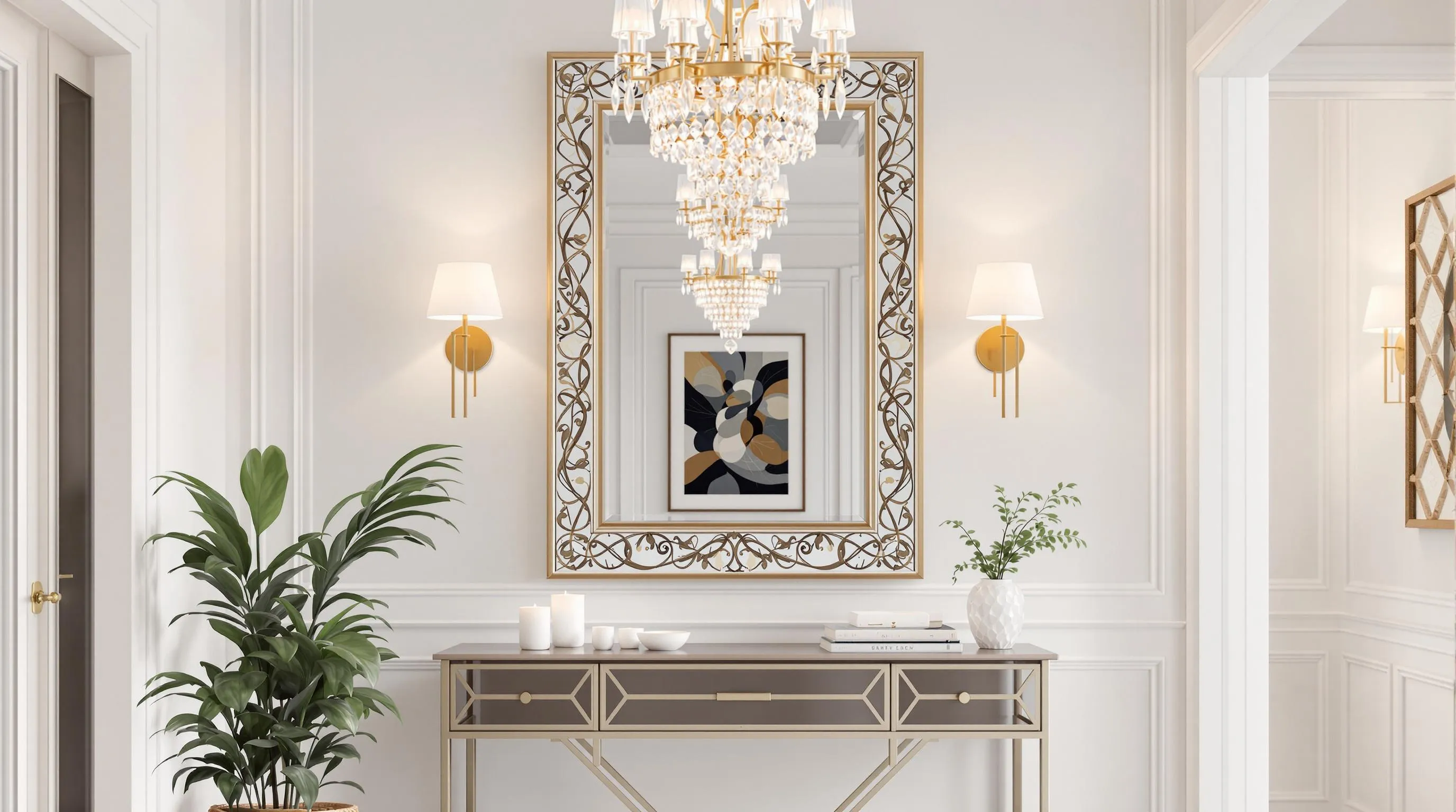 15 Stunning Foyer Mirror Ideas to Transform Your Entryway Instantly 16 15 Stunning Foyer Mirror Ideas to Transform Your Entryway Instantly 15