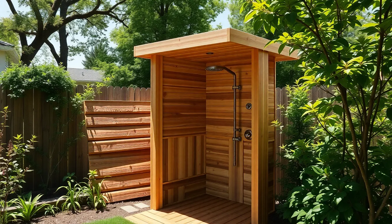 10 Stunning Outdoor Shower Ideas to Transform Your Backyard Oasis 16 10 Stunning Outdoor Shower Ideas to Transform Your Backyard Oasis 15