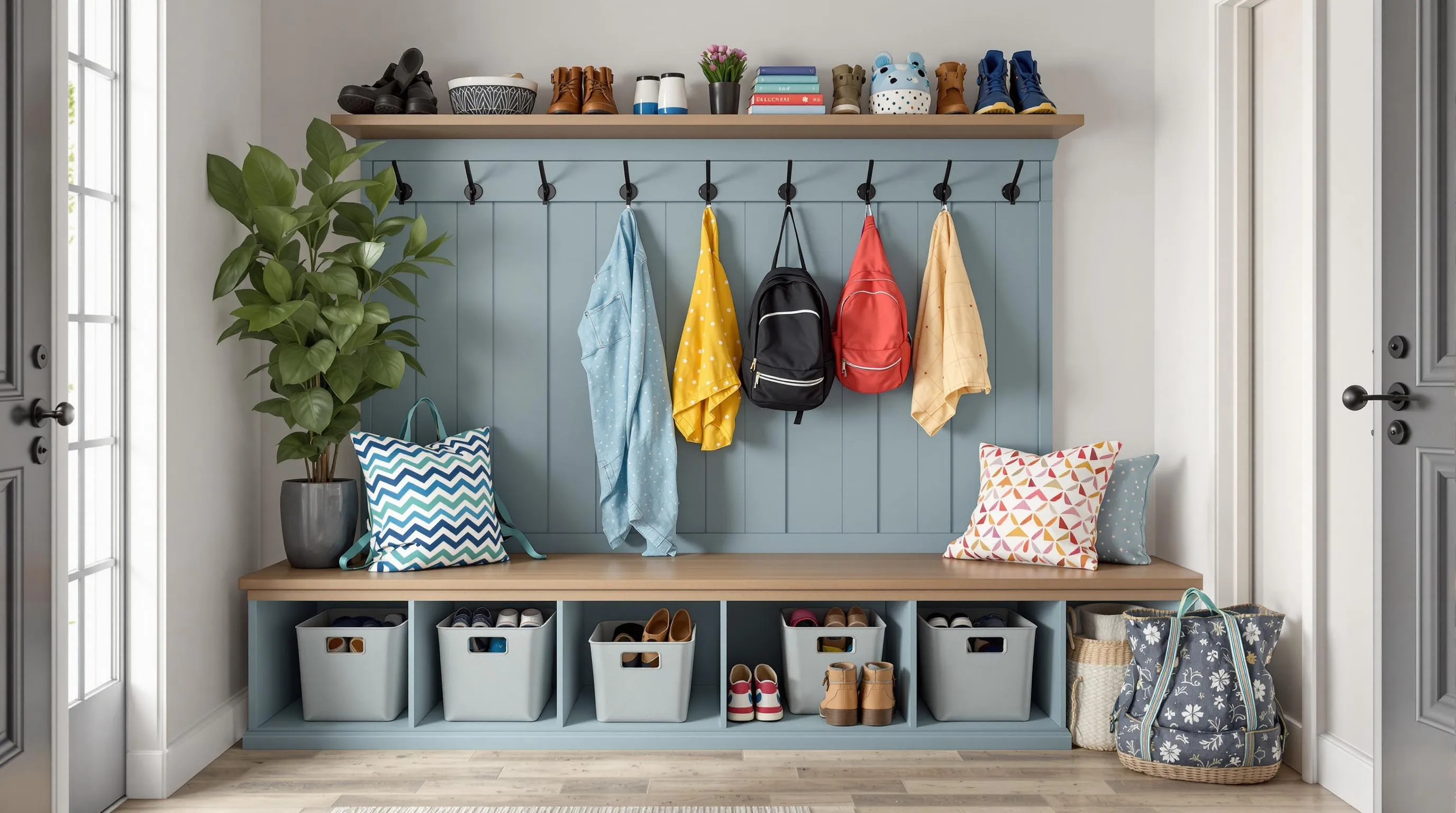 10 Stylish Entryway Bench Ideas That Transform Your Home's First Impression 16 10 Stylish Entryway Bench Ideas That Transform Your Home's First Impression 15