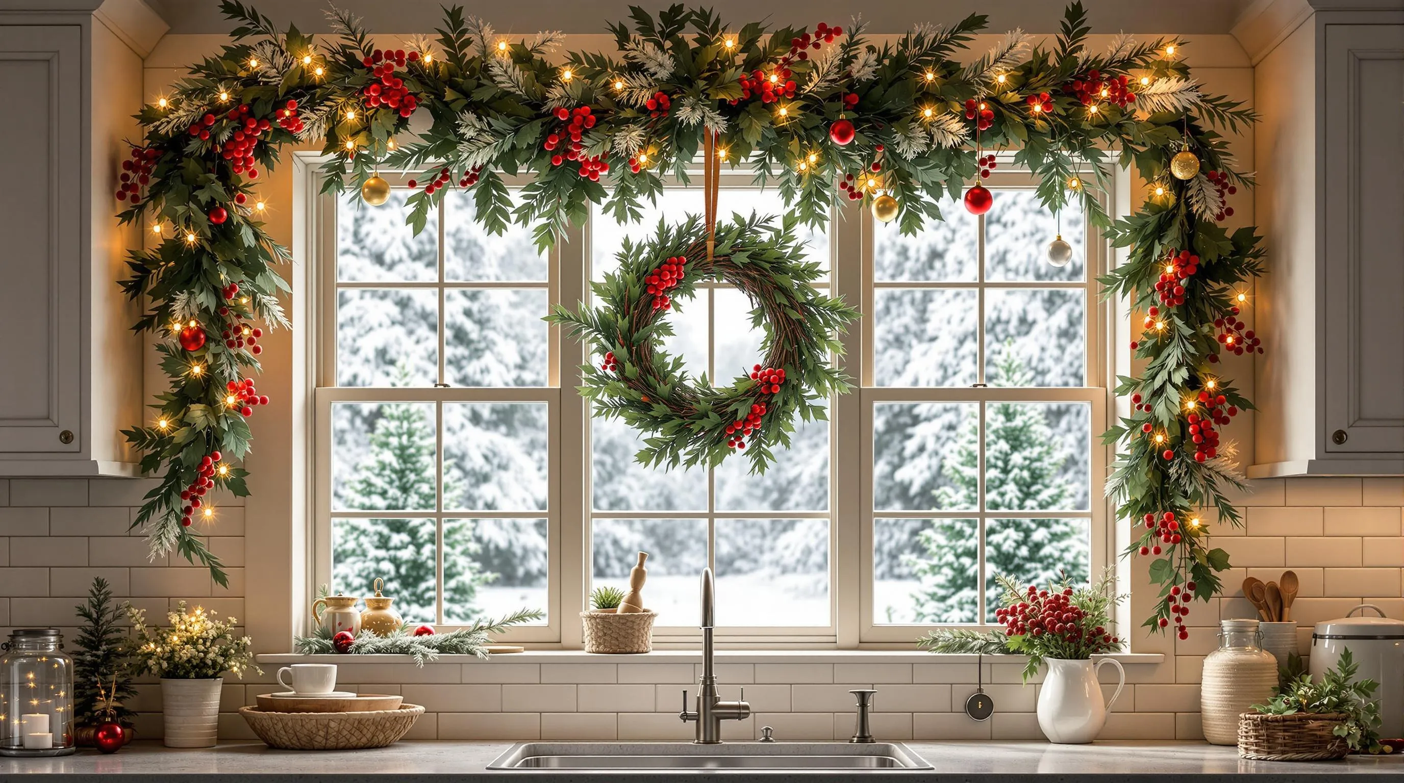 25 Festive Christmas Kitchen Decor Ideas to Create Holiday Magic | 2025 Guide 18 25 Festive Christmas Kitchen Decor Ideas to Create Holiday Magic | 2025 Guide 17