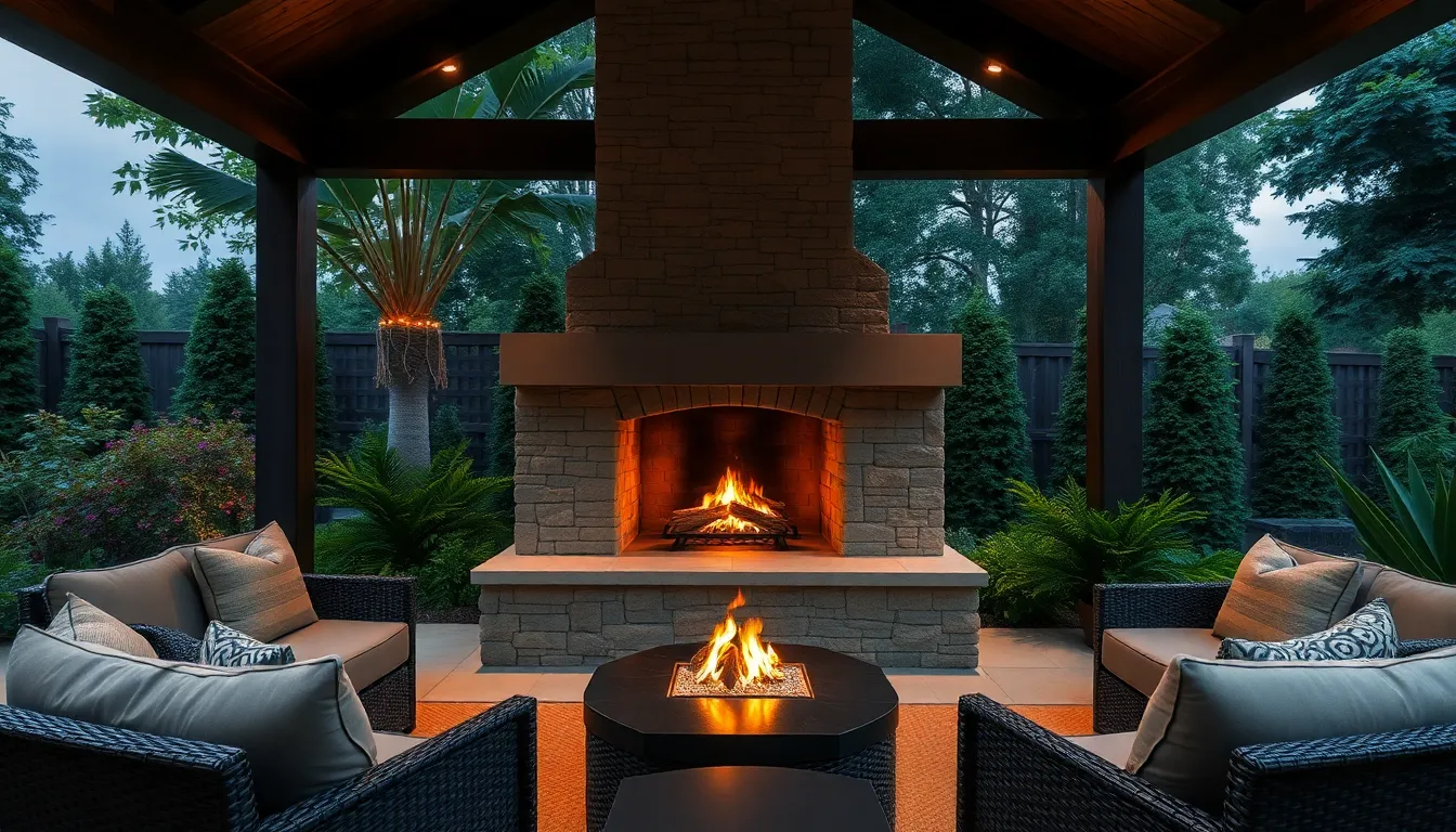 10 Stunning Outdoor Fireplace Ideas to Transform Your Backyard Retreat 18 10 Stunning Outdoor Fireplace Ideas to Transform Your Backyard Retreat 17