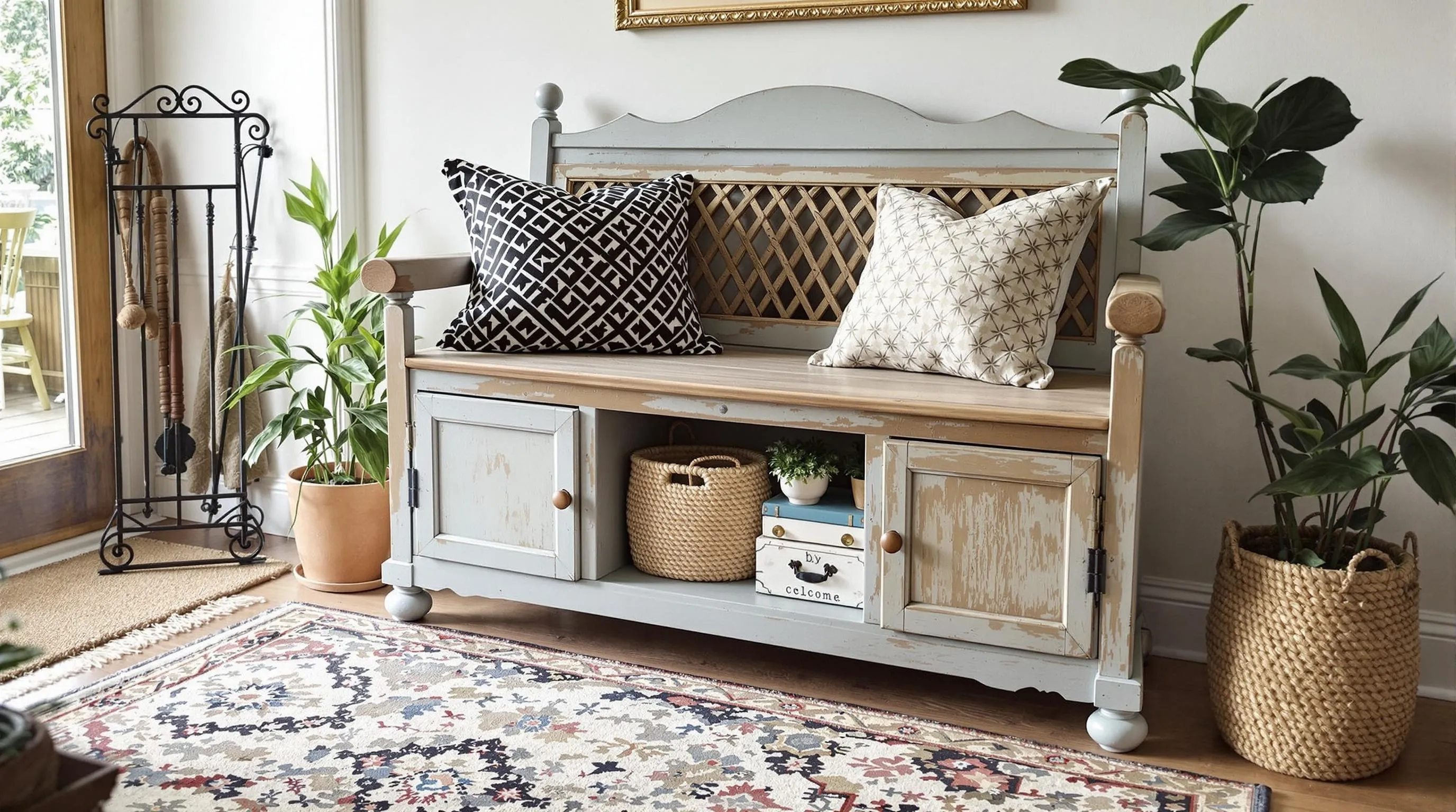 10 Stylish Entryway Bench Ideas That Transform Your Home's First Impression 18 10 Stylish Entryway Bench Ideas That Transform Your Home's First Impression 17