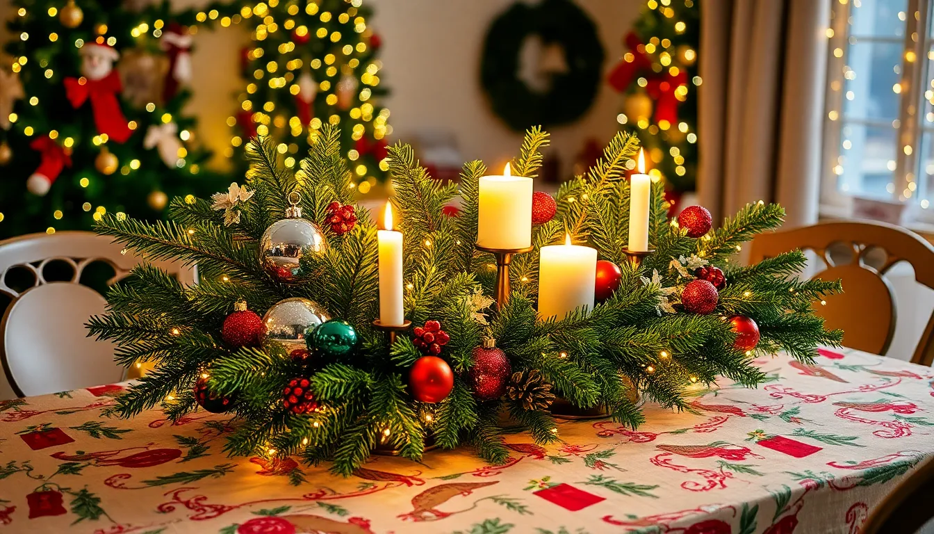 15 Stunning DIY Christmas Table Centerpieces That Won't Break Your Budget 20 15 Stunning DIY Christmas Table Centerpieces That Won't Break Your Budget 19