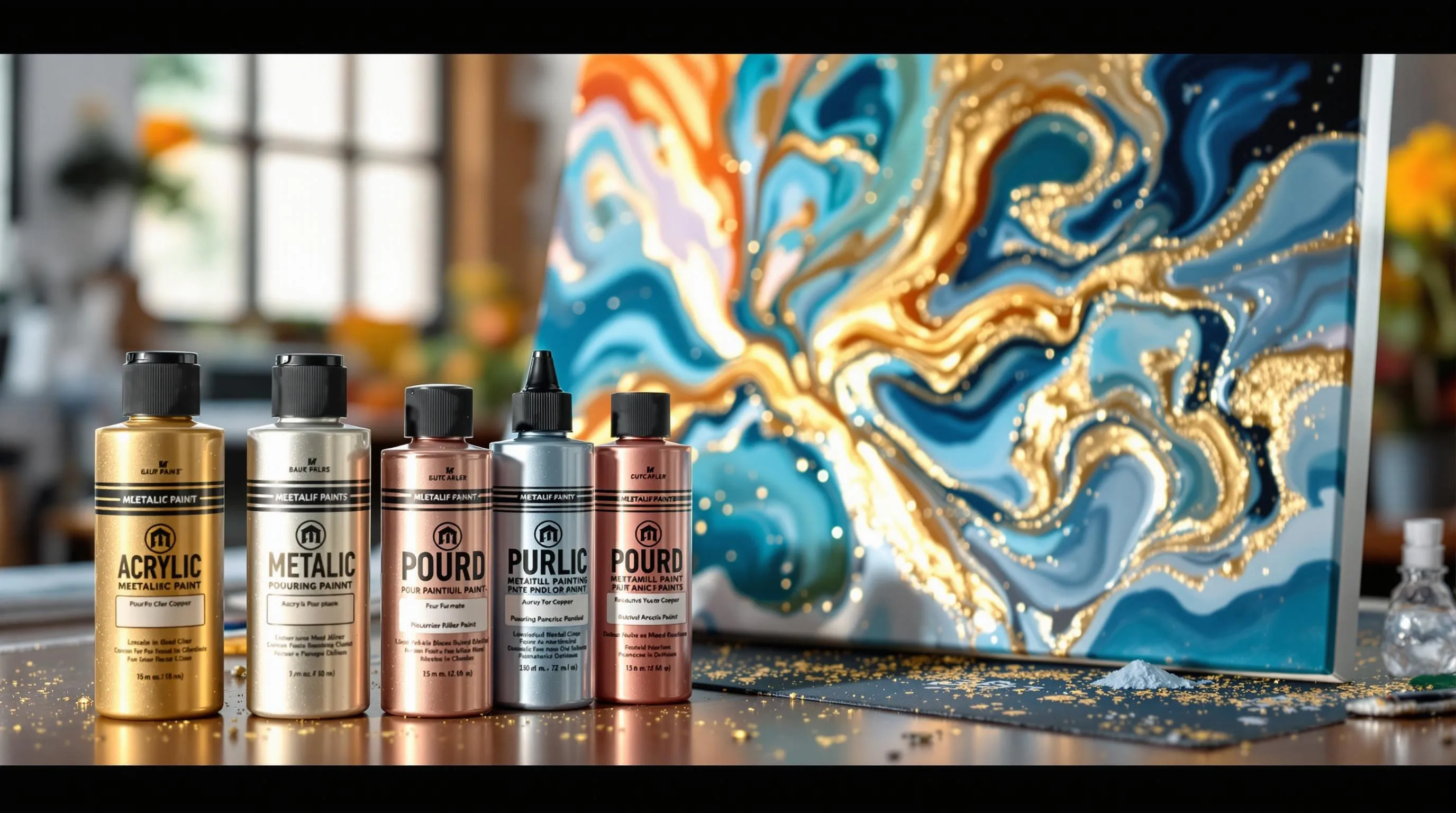 10 Best Metallic Acrylic Paints for Stunning Pour Art | Artist's Guide 2025 2 10 Best Metallic Acrylic Paints for Stunning Pour Art | Artist's Guide 2025 1