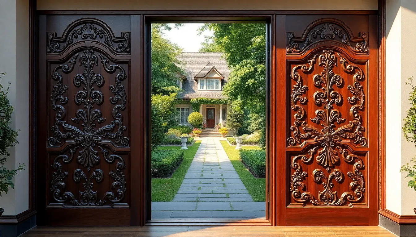 10 Breathtaking Luxury Entry Door Designs to Transform Your Home's First Impression 2 10 Breathtaking Luxury Entry Door Designs to Transform Your Home's First Impression 1