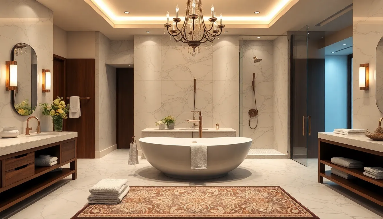 15 Stunning Luxury Bathroom Ideas to Transform Your Space into a Personal Spa Retreat 2 15 Stunning Luxury Bathroom Ideas to Transform Your Space into a Personal Spa Retreat 1