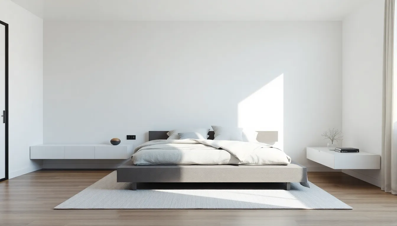 10 Serene Modern Minimalist Bedroom Ideas for a Clutter-Free Sleep Sanctuary 2 10 Serene Modern Minimalist Bedroom Ideas for a Clutter-Free Sleep Sanctuary 1