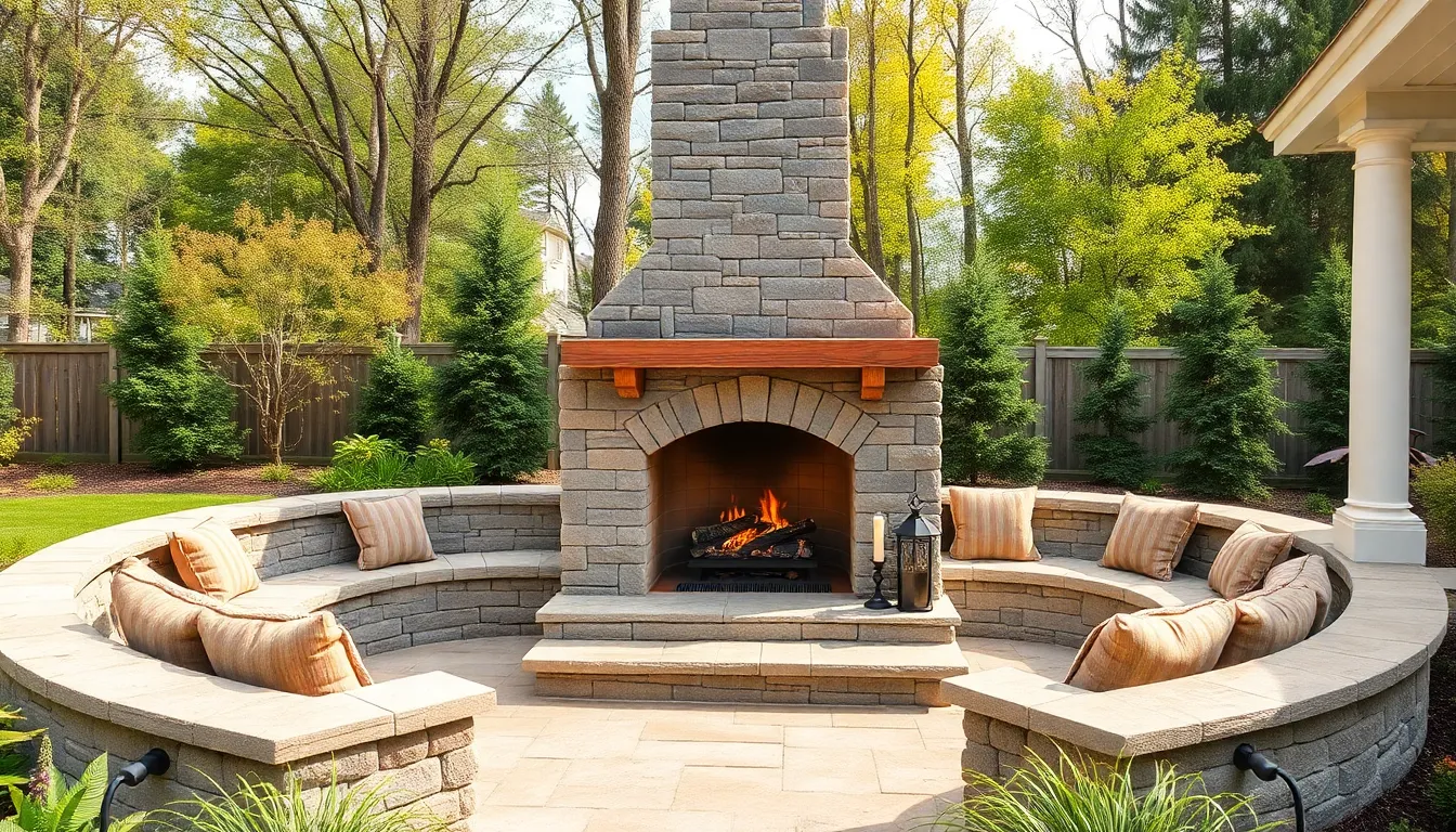 10 Stunning Outdoor Fireplace Ideas to Transform Your Backyard Retreat 2 10 Stunning Outdoor Fireplace Ideas to Transform Your Backyard Retreat 1