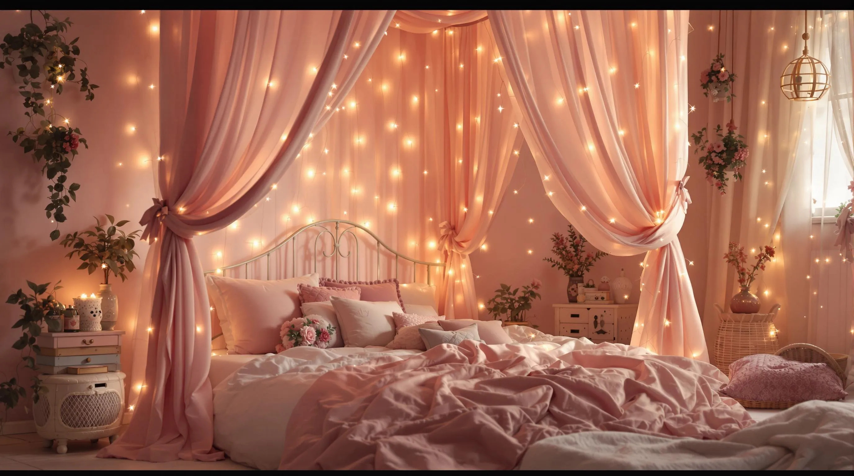 10 Magical Whimsical Bedroom Ideas to Transform Your Space into a Dreamy Wonderland 2 10 Magical Whimsical Bedroom Ideas to Transform Your Space into a Dreamy Wonderland 1