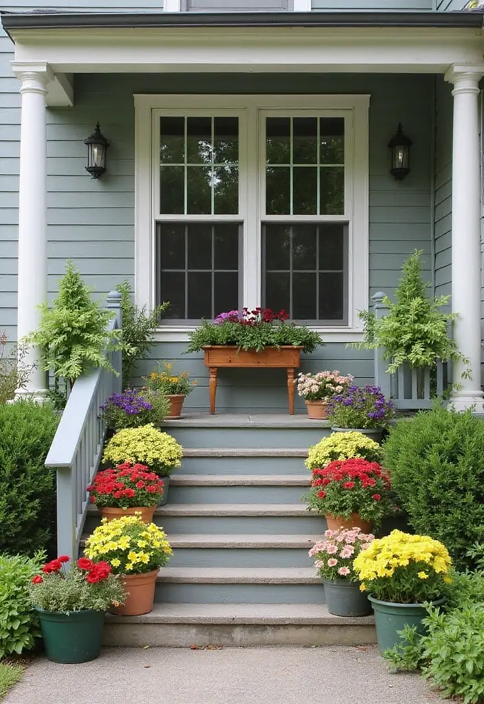30 Small Front Porch Ideas That Maximize Every Inch - 13. Window Box Planters