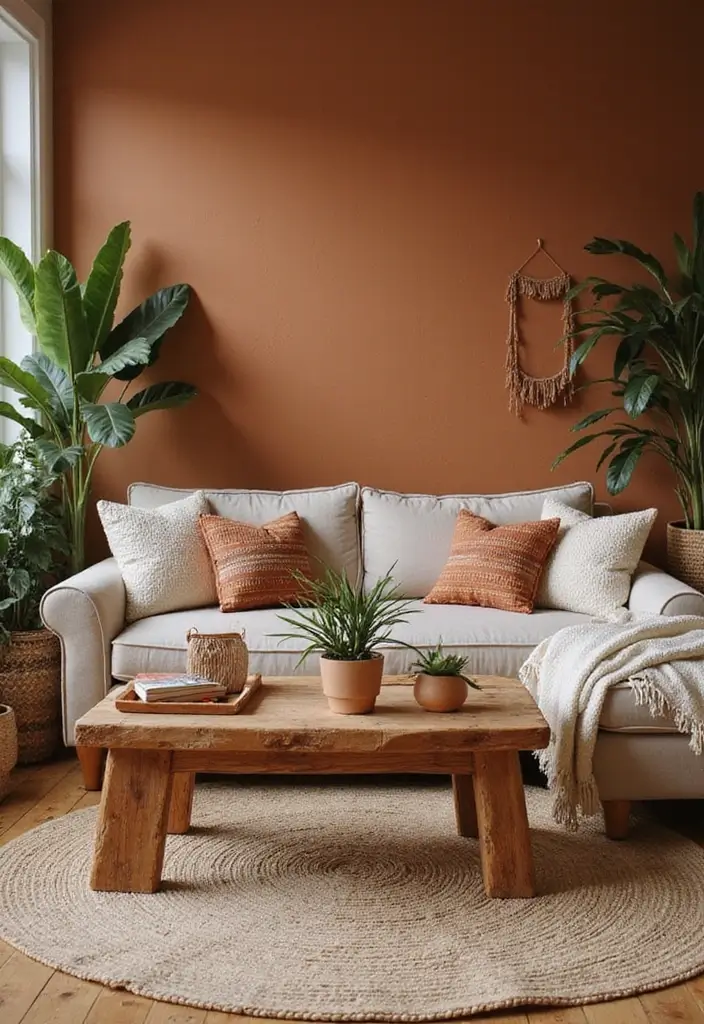 25+ Accent Wall Paint Ideas That Instantly Upgrade Your Space 18 25+ Accent Wall Paint Ideas That Instantly Upgrade Your Space - 18. Earthy Brown Tones